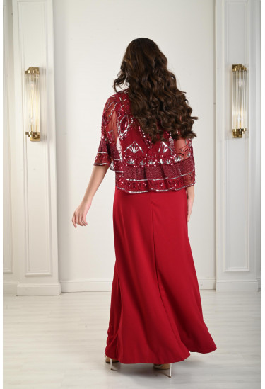 فستان سهره لطله مفعمه بالانوثه