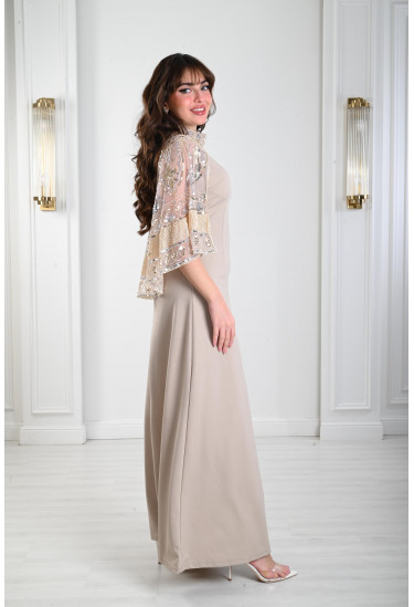 فستان سهره لطله مفعمه بالانوثه