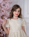 فستان بناتي تطريز زهور فستان بناتي تطريز زهور