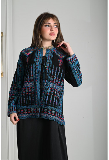 جاكت  نسائي تطريز تراثي