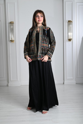 جاكت  نسائي تطريز تراثي