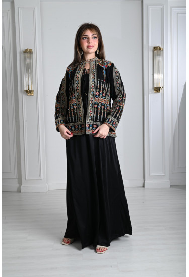 جاكت  نسائي تطريز تراثي