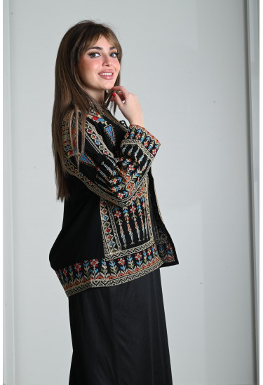 جاكت  نسائي تطريز تراثي