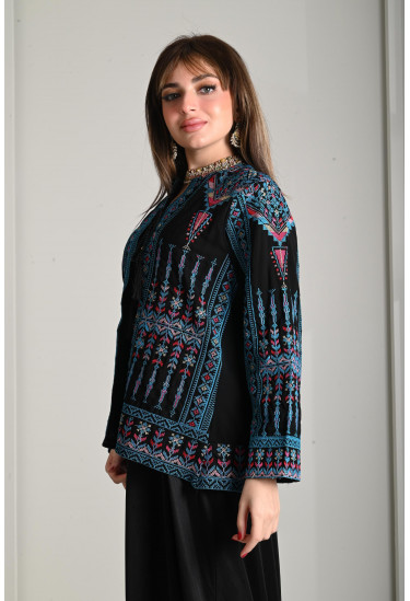 جاكت  نسائي تطريز تراثي