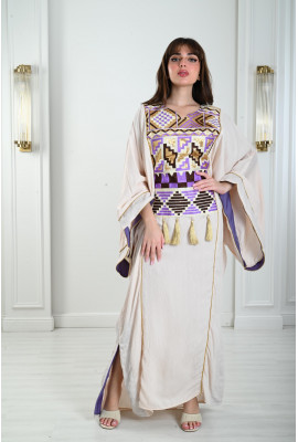 جلابيه نسائي بتصميم مميز