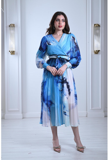 فستان ميدي مستوحي من الطبيعة فستان ميدي مستوحي من الطبيعة