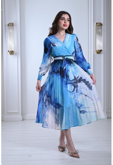 فستان ميدي مستوحي من الطبيعة فستان ميدي مستوحي من الطبيعة