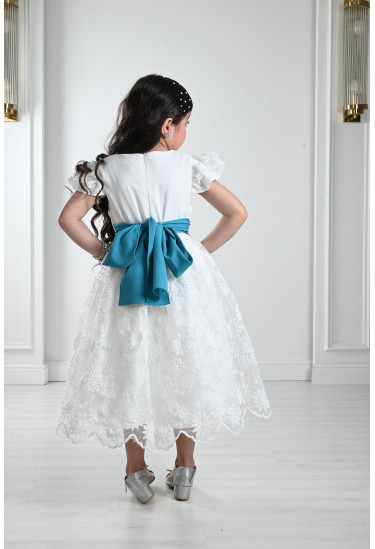 فستان دانتيل بناتي 