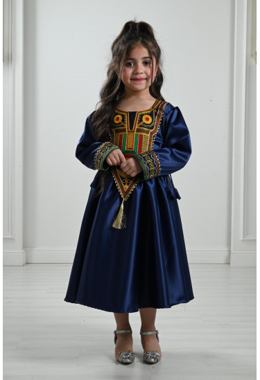 جلابية تراثية للبنات مقاس صغير