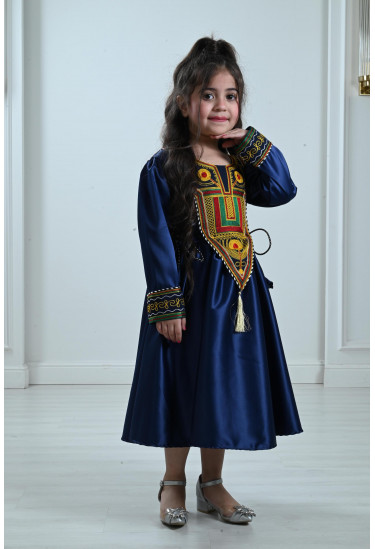 جلابية تراثية للبنات مقاس صغير
