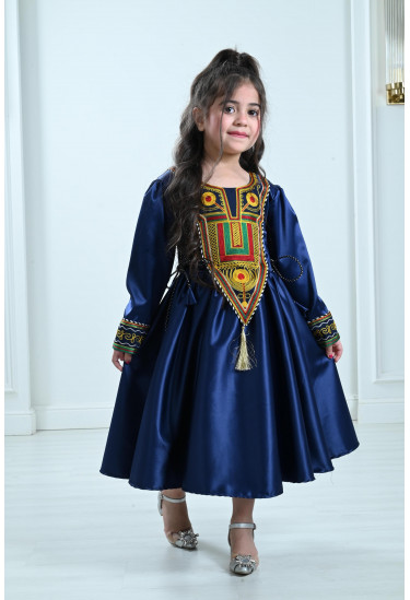 جلابية تراثية للبنات مقاس صغير