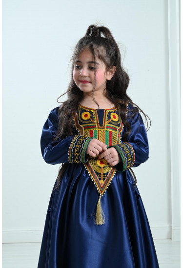 جلابية تراثية للبنات مقاس صغير