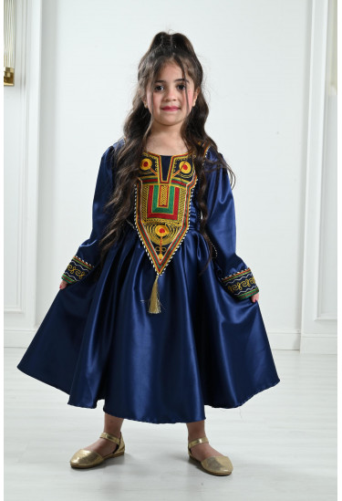 جلابية تراثية للبنات مقاس صغير