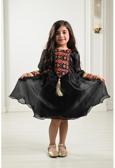 فستان أورجانزا للأطفال مقاس صغير فستان أورجانزا للأطفال مقاس صغير