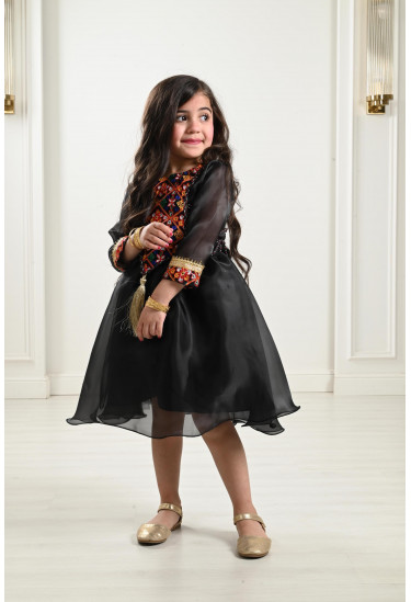 فستان أورجانزا للأطفال مقاس صغير فستان أورجانزا للأطفال مقاس صغير