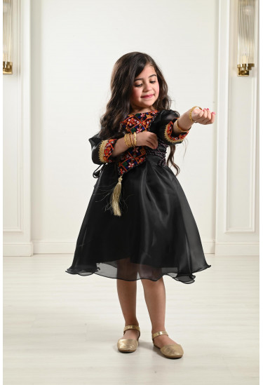 فستان أورجانزا للأطفال مقاس صغير فستان أورجانزا للأطفال مقاس صغير