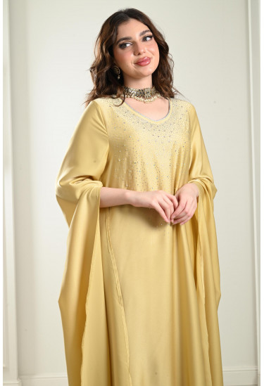 جلابيات فاخرة بأكمام طويلة