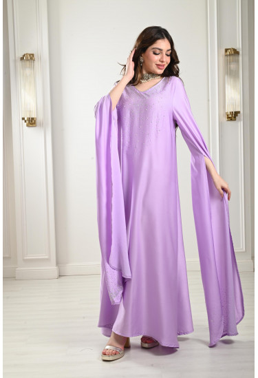 جلابيات فاخرة بأكمام طويلة