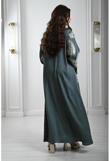 جلابية طويلة برسومات من الترتر