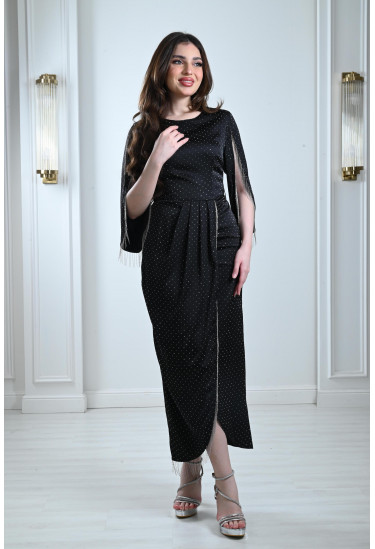 فستان ميدي بنمط جونلة لف فستان ميدي بنمط جونلة لف