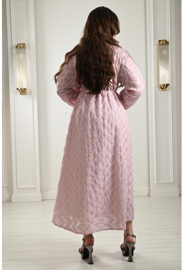 جلابية ميدي مطرزة