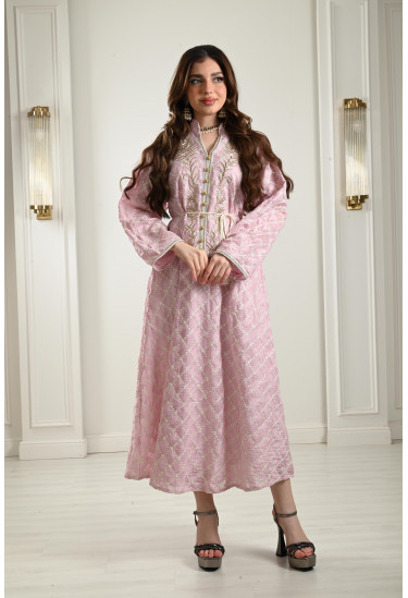 جلابية ميدي مطرزة