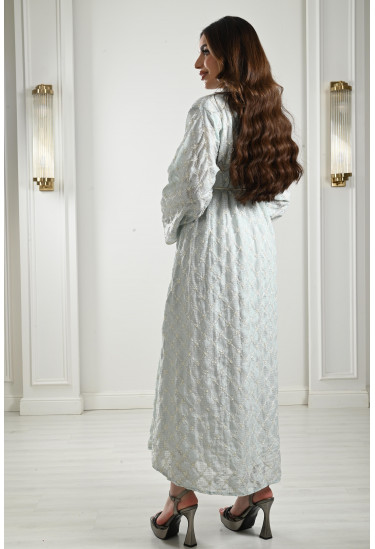 جلابية ميدي مطرزة