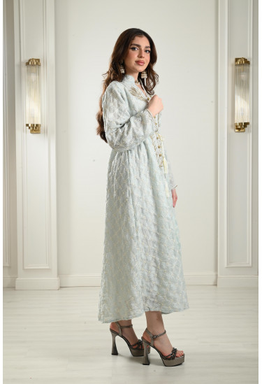 جلابية ميدي مطرزة