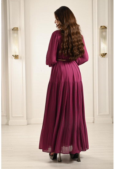 فستان بيليسية مزين بالزهور