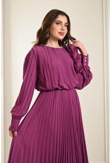 فستان بيليسية بأكمام طويلة فستان بيليسية بأكمام طويلة