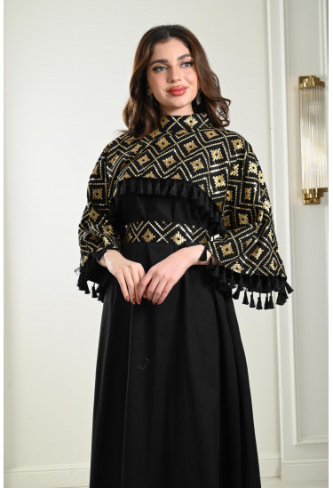 جلابية طويلة مزينة بالترتر