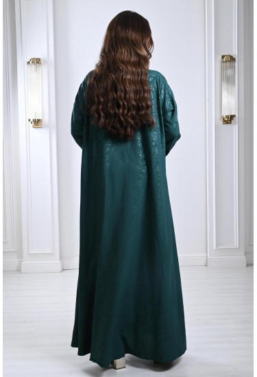 جلابية طويلة بتطريز أنيق