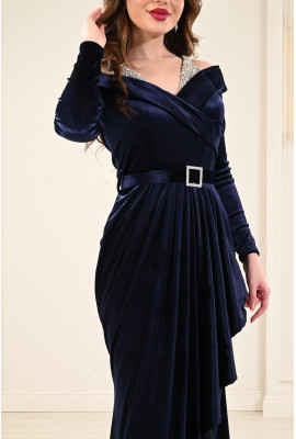 فستان طويل اوف شولدر