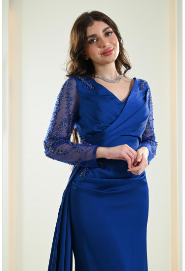 فستان سهرة مطرز فخم