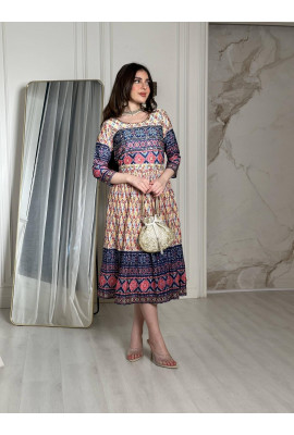 جلابية ميدي بتصميم مودرن