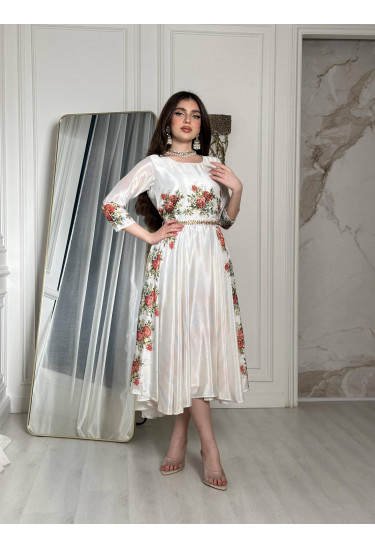 فستان ميدي ناعم ومميز