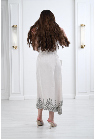 فستان ميدي بأكمام 3/4