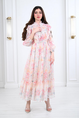 فستان طويل فاخر