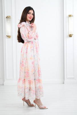 فستان طويل فاخر