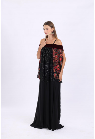 أناقة مميزة بلمسة زهور مطرّزة