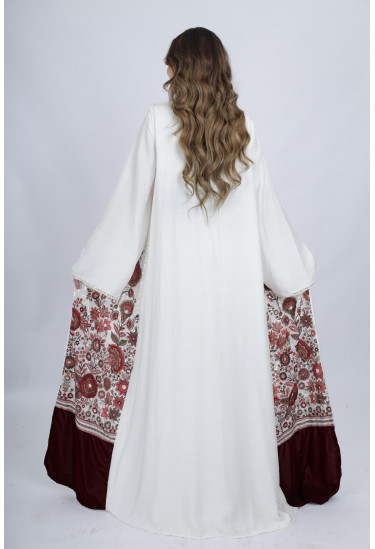  قفطان مغربي بتطريز زهري ولمسات رقيقة