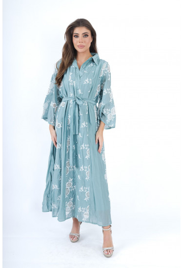 جلابيه نسائي تطريز مفرغ جلابيه نسائي تطريز مفرغ