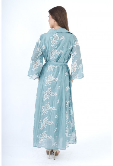 جلابيه نسائي تطريز مفرغ جلابيه نسائي تطريز مفرغ