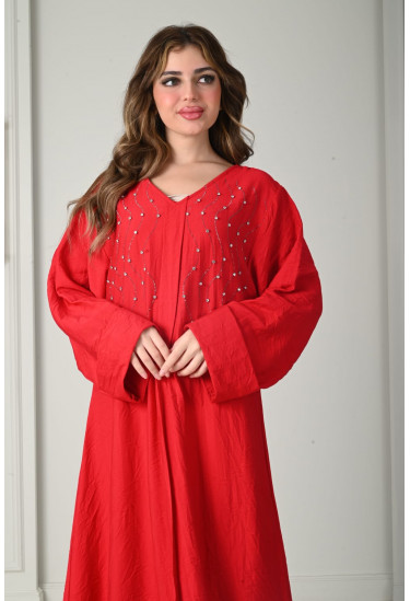 جلابيه فضفاضه بتطريز رائع