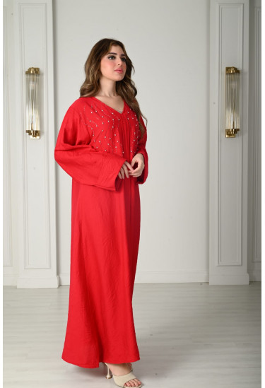 جلابيه فضفاضه بتطريز رائع