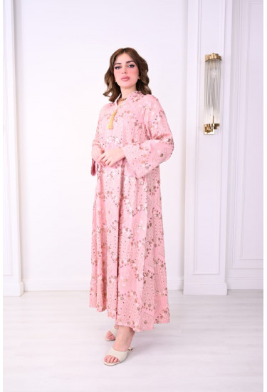 جلابيه فاخره بتطريز  لامع لطله مميزه