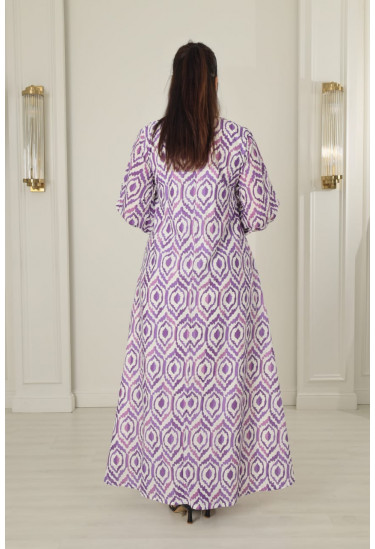 جلابيه نسائي تصميم بسيط وانيق 