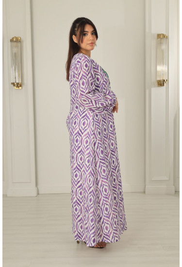 جلابيه نسائي تصميم بسيط وانيق 