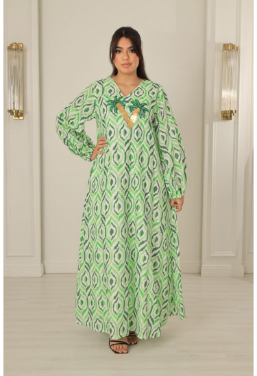 جلابيه نسائي تصميم بسيط وانيق 