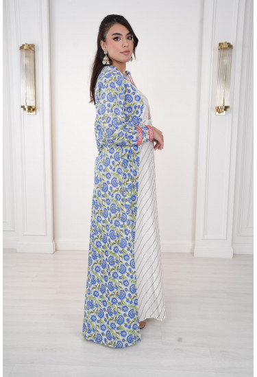 جلابيه نسائي طويله مشجره